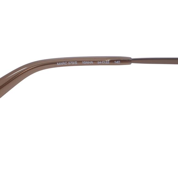 Marc Jacobs Square Oversized Women's Designer Sunglasses - Beige / Brown - NWT - Picture 4 of 9